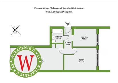 mieszkanie na sprzedaż - Warszawa, Ochota, Rakowiec, Skorochód-Majewskiego
