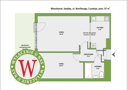 mieszkanie na sprzedaż - Warszawa, Mokotów, Sadyba, św. Bonifacego